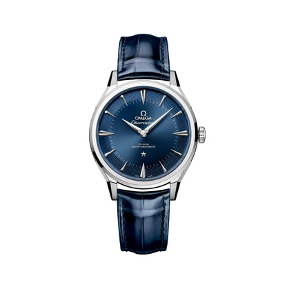 Constellation Observatory 39.4mm - Blue on Leather Strap