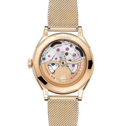 Constellation Observatory Moonshine™ Gold 39.4mm - Gold on Bracelet