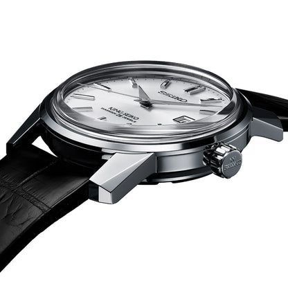 SJE083 140th Anniversary Limited Edition King Seiko 38.1mm - Silver on Leather Strap