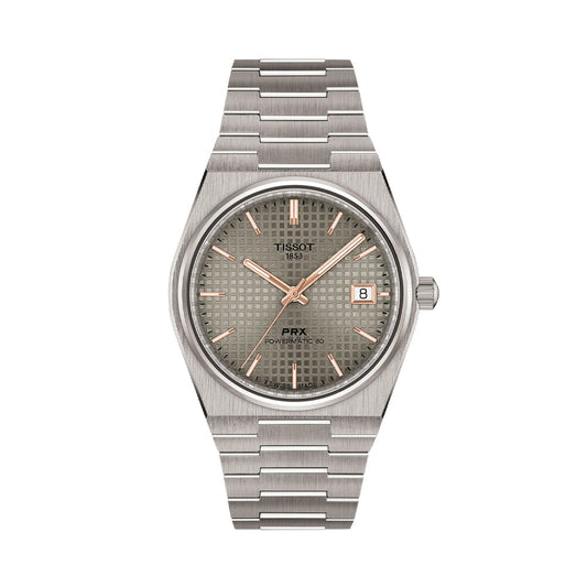 Relógio PRX Powermatic 80 Titanium Antracite e Ouro Rosé