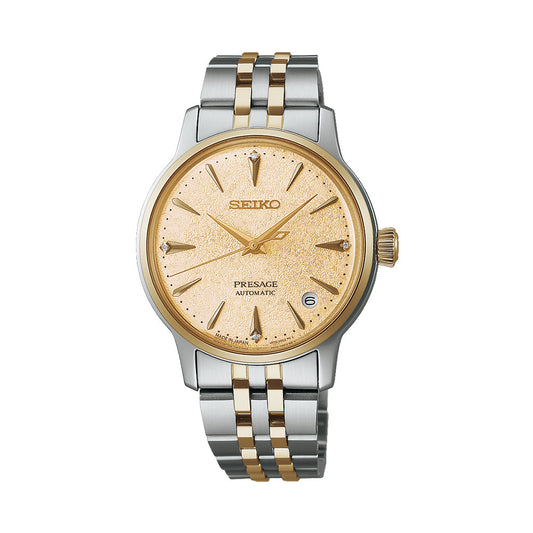 Relógio Presage Cocktail Time Two-Tone Dourado