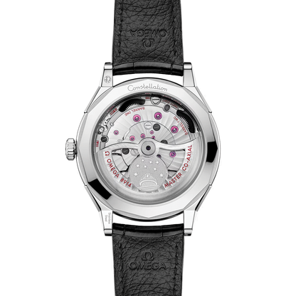 Constellation Observatory 39.4mm - Black on Leather Strap