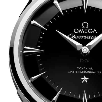 Constellation Observatory 39.4mm - Black on Leather Strap