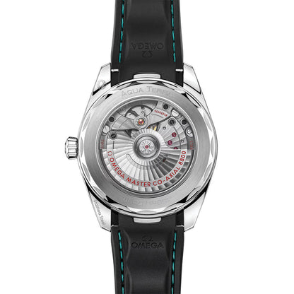 Seamaster Aqua Terra 150M 38mm - Turquoise on Rubber Strap