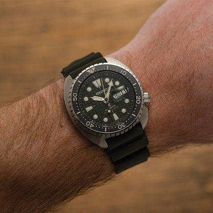 SRPE05 Prospex Automatic Diver 45mm - Green on Rubber Strap