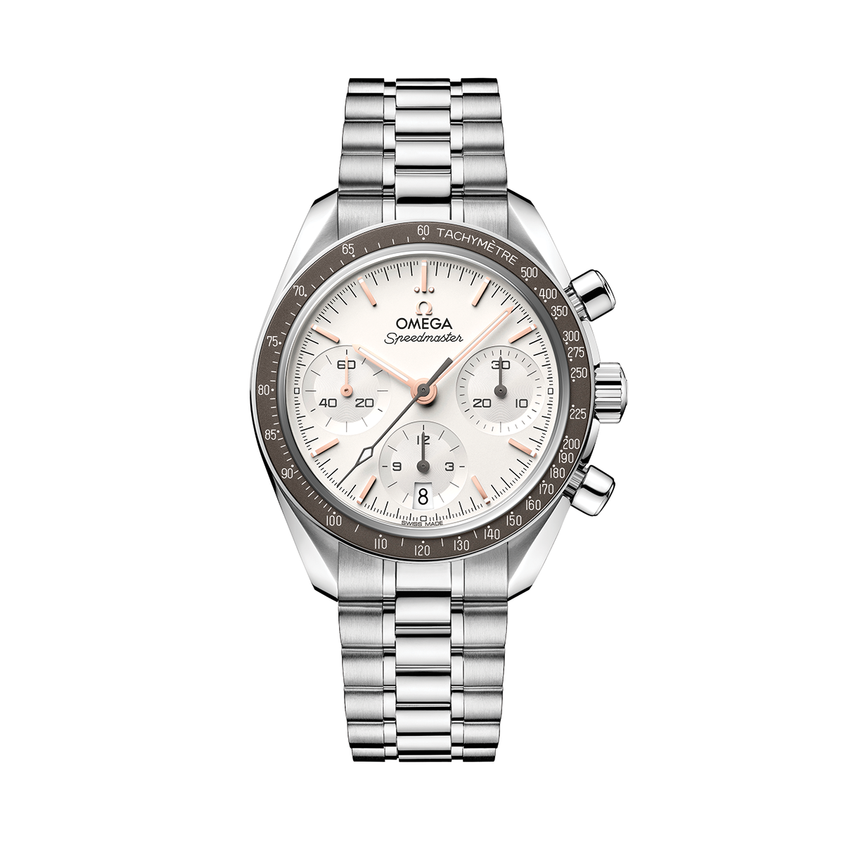 Speedmaster Chronograph 38mm - Opaline Silvery on Bracelet