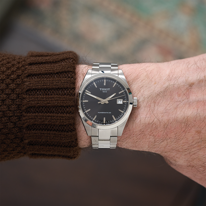 Gentleman 38mm - Black on Bracelet