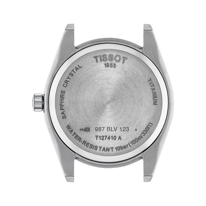 Gentleman Quartz Titanium 40mm - Blue on Bracelet
