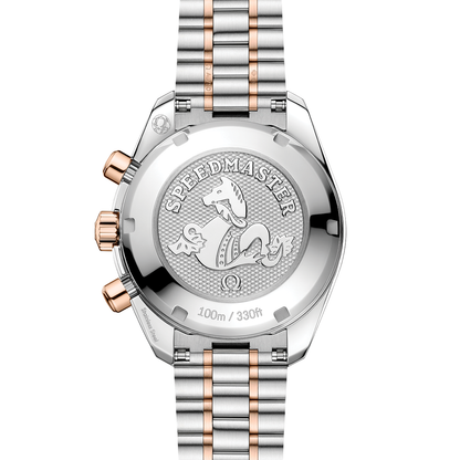 Speedmaster Chronograph Two-Tone 18K Sedna™ Gold and Steel 38mm - Ivory on Bracelet