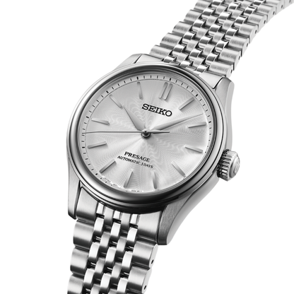 HCC001 Presage Classic Series 38mm - Silver on Bracelet