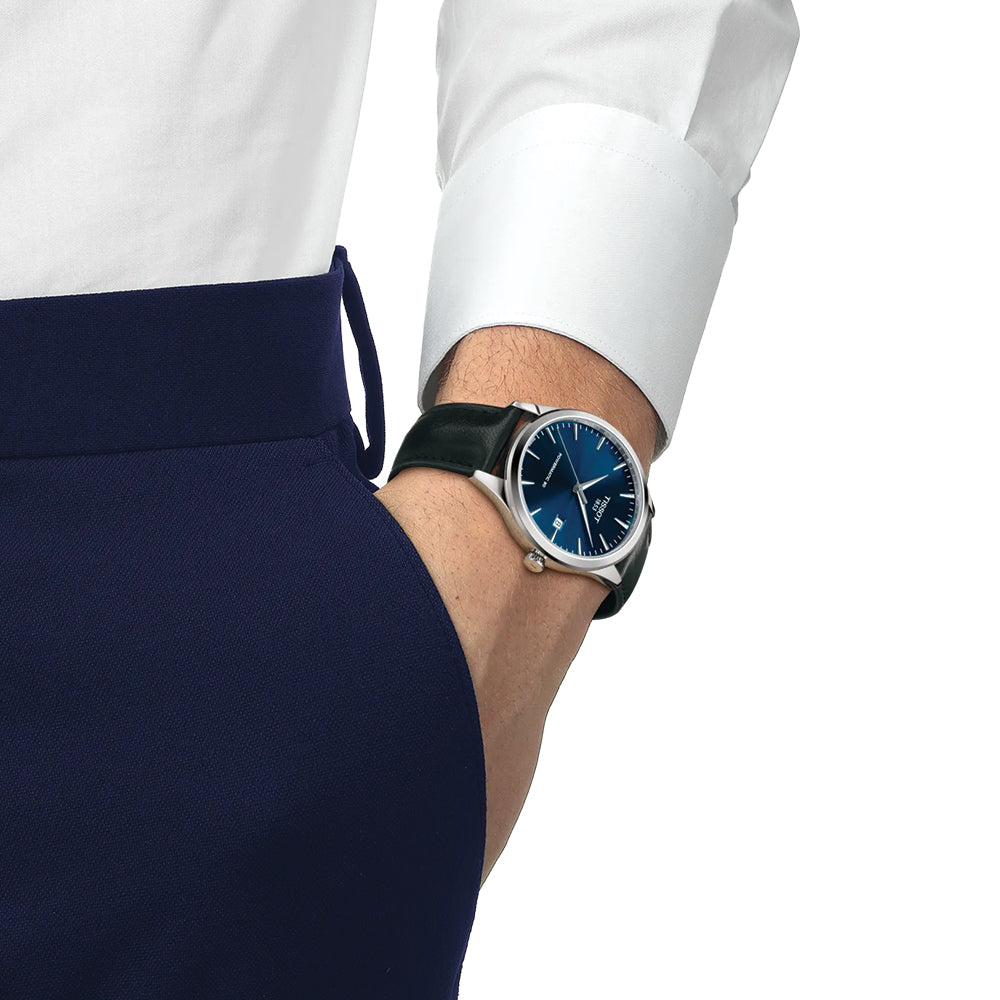 Classic Dream 40mm - Blue on Leather Strap