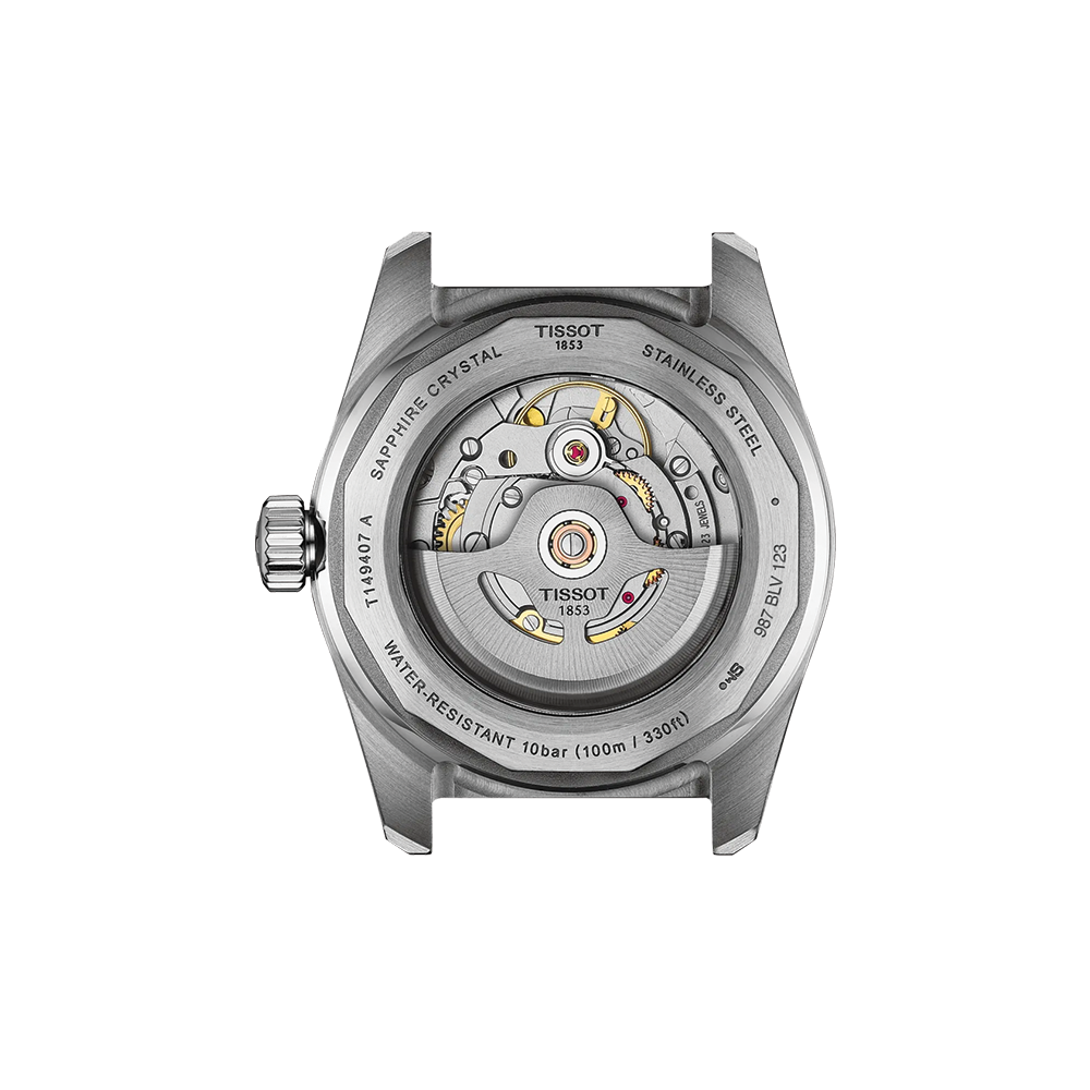 PR516 Powermatic 80 38mm - Blue-Black on Bracelet