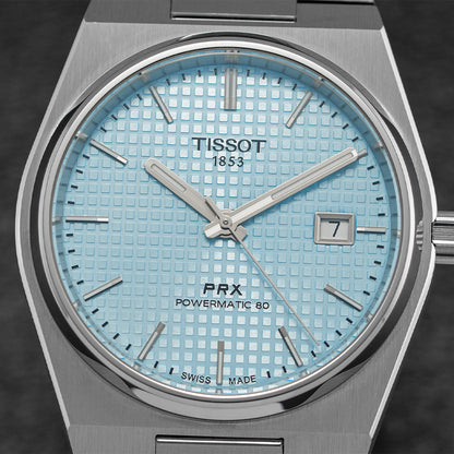 PRX "Glacier" Automatic Powermatic 80 40mm - Ice Blue on Bracelet