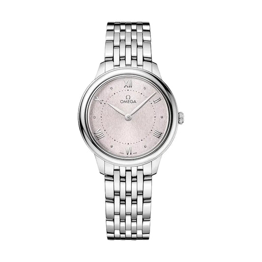 Relógio De Ville Prestige Quartz Prata e Rosé