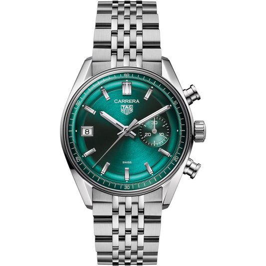 Relógio Carrera Chronograph Automatic Verde Petróleo