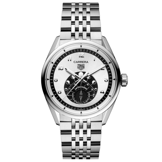Relógio Carrera Astronomer Moonphase Prata