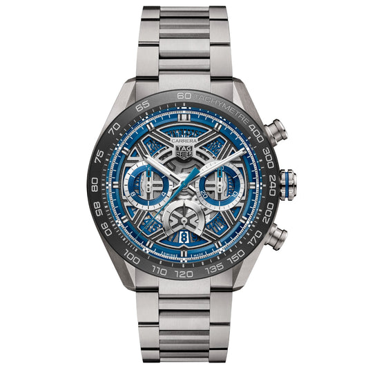 Relógio Carrera Chronograph Extreme Sport Titânio e Azul