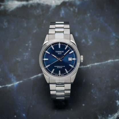 Gentleman Powermatic 80 Silicium 40mm - Blue on Bracelet