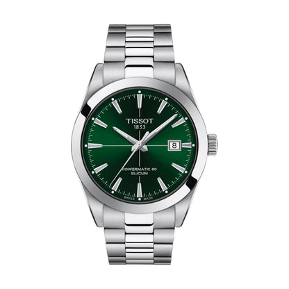 Gentleman Powermatic 80 Silicium 40mm - Green on Bracelet
