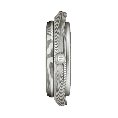 PRX Damascus Powermatic 80 38mm - Grey on Leather Strap