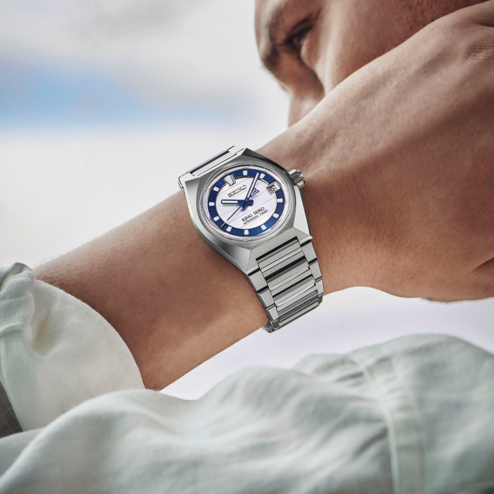 HKF004 King Seiko VANAC Limited Edtion 41mm - Silver on Bracelet