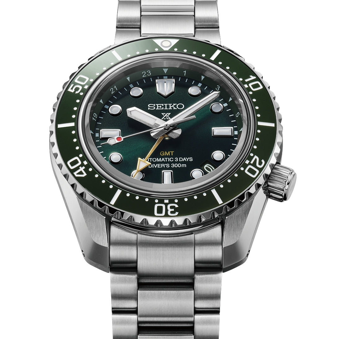 HBC001 Prospex Sea GMT 42mm - Green on Bracelet