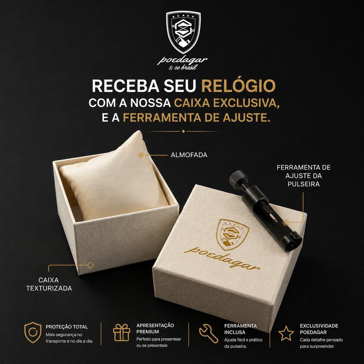 Relógio Poedagar Latittude®