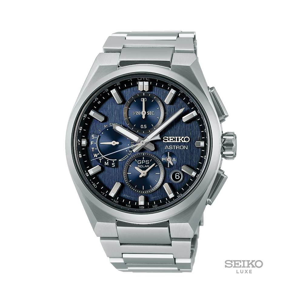 SSH161 Astron 42mm - Blue on Bracelet