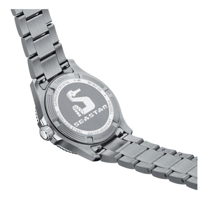 Seastar 1000 Quartz 40mm - Black on Bracelet