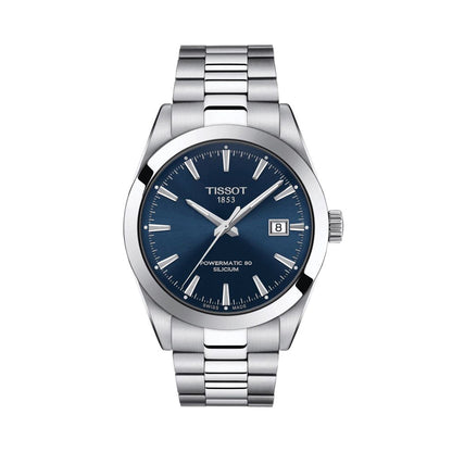 Gentleman Powermatic 80 Silicium 40mm - Blue on Bracelet