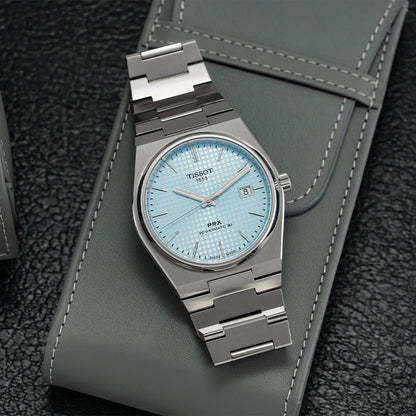 PRX "Glacier" Automatic Powermatic 80 40mm - Ice Blue on Bracelet
