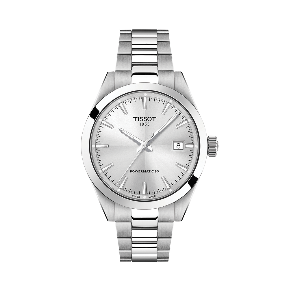 Gentleman 38mm - Silver on Bracelet