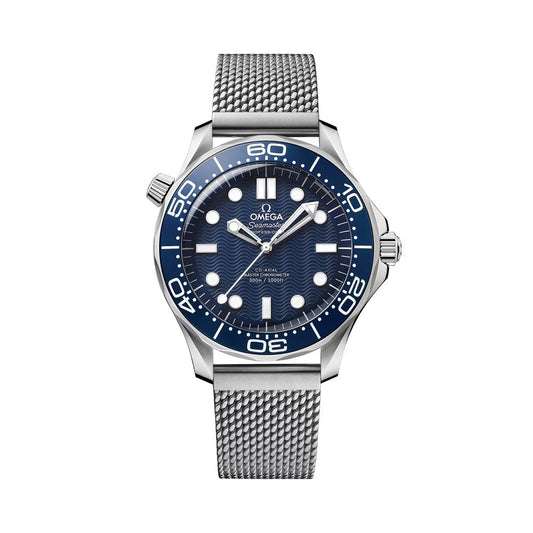 Relógio Seamaster Diver 300M James Bond 60th Anniversary Edition Azul