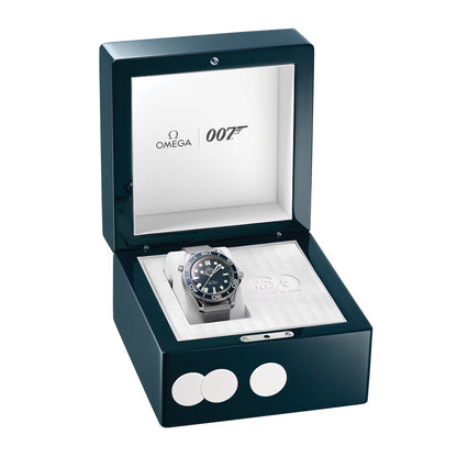 Seamaster Diver 300M James Bond 60th Anniversary Edition 42mm - Blue on Bracelet