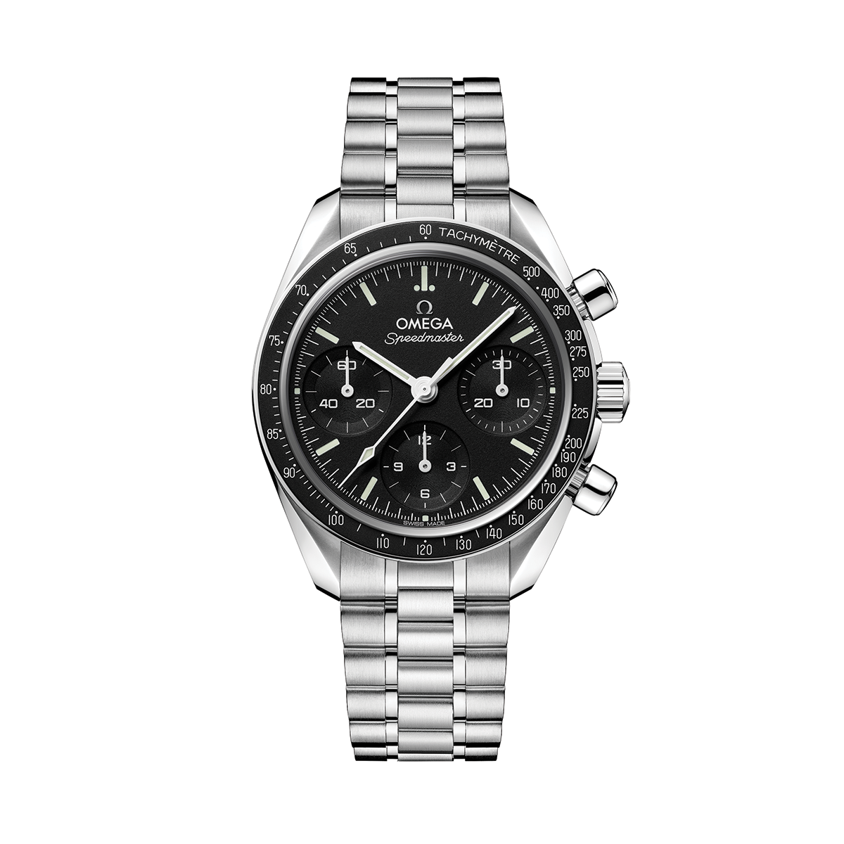Speedmaster Chronograph 38mm - Black on Bracelet