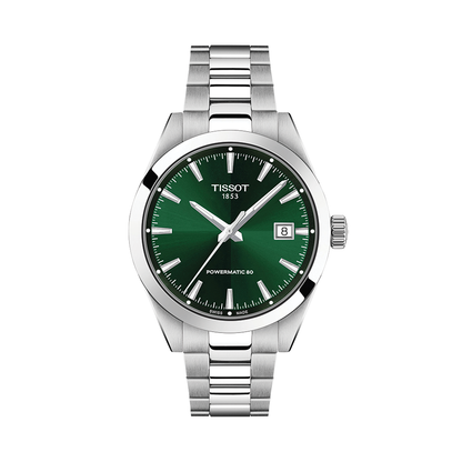 Gentleman 38mm - Green on Bracelet