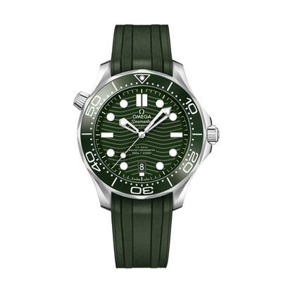 Seamaster Diver 300M 42mm - Green on Rubber Strap
