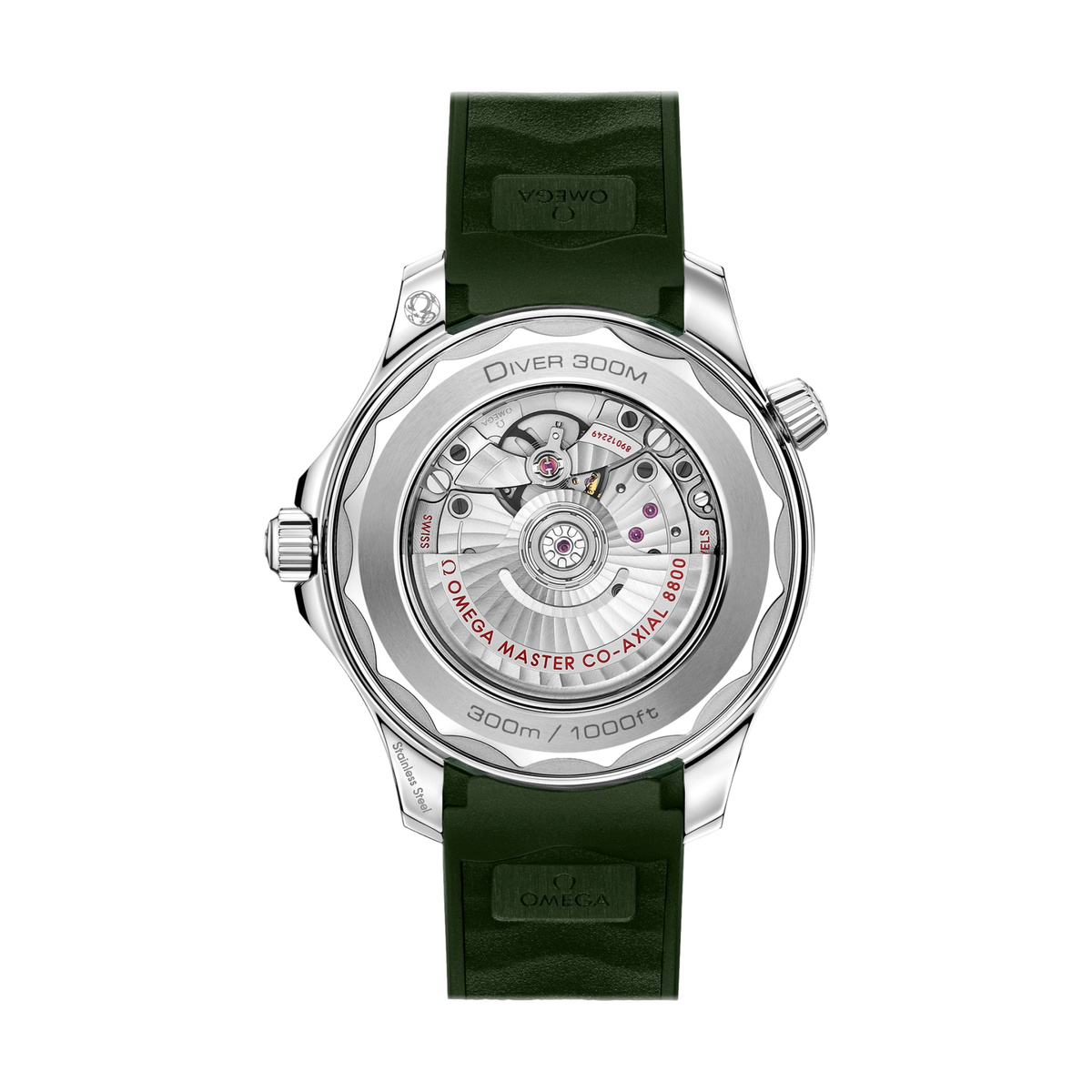 Seamaster Diver 300M 42mm - Green on Rubber Strap