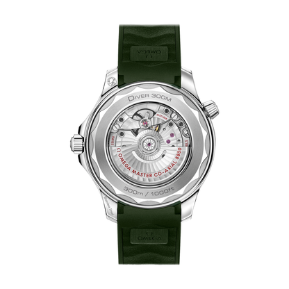 Seamaster Diver 300M 42mm - Green on Rubber Strap