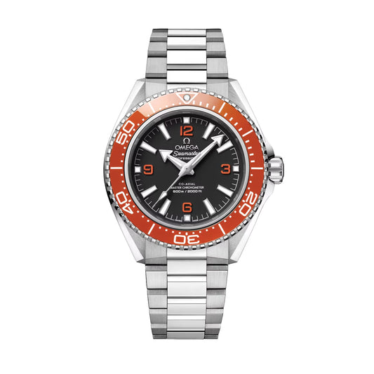 Relógio Seamaster Planet Ocean 600M Preto e Laranja