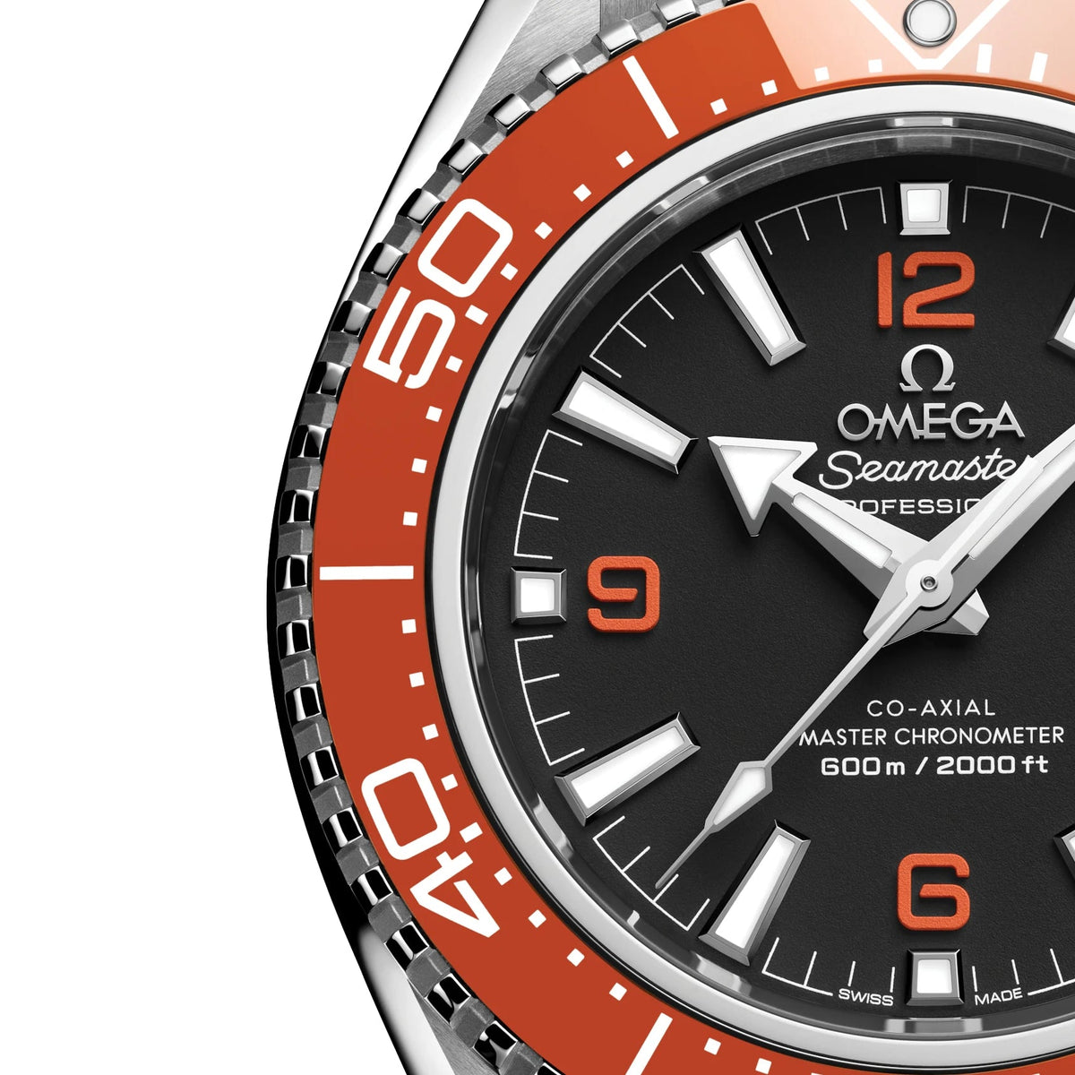 Seamaster Planet Ocean 600M 42mm - Black and Orange on Bracelet