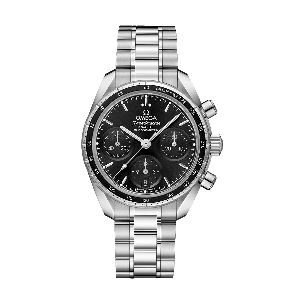 Speedmaster Chronograph 38mm - Black on Bracelet